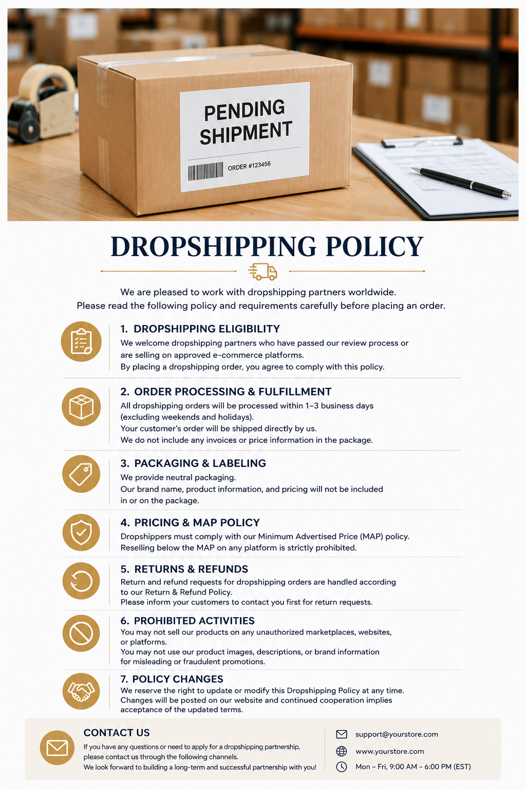 Dropshipping Policy