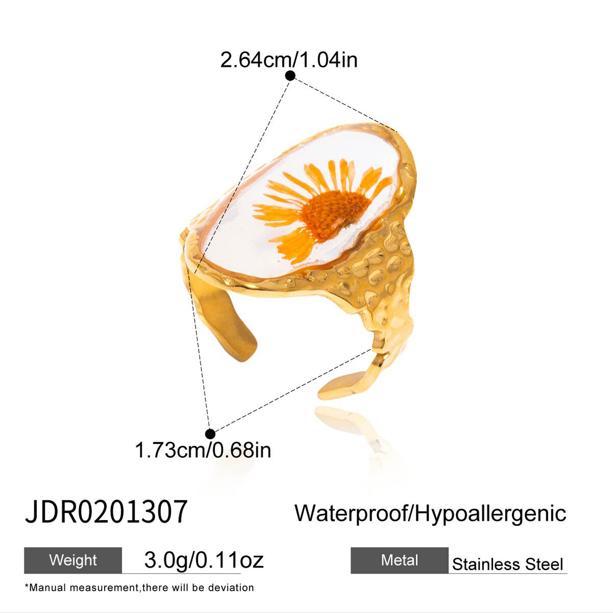 J&D  Daisy Flower Resin