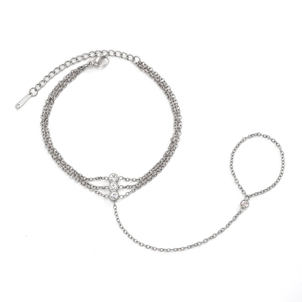 J&D  Hand Chain Finger Ring