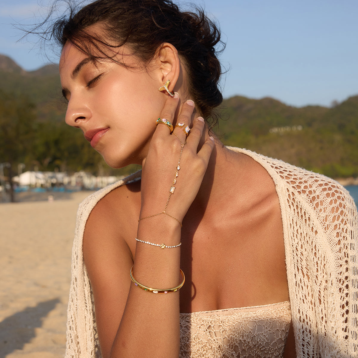 J&D   Sun Zircon Pearl