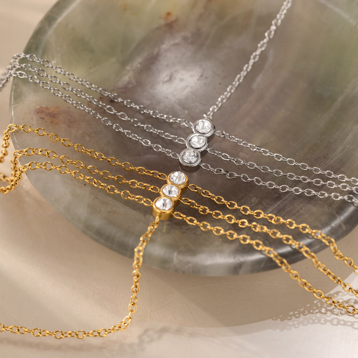 J&D  Hand Chain Finger Ring