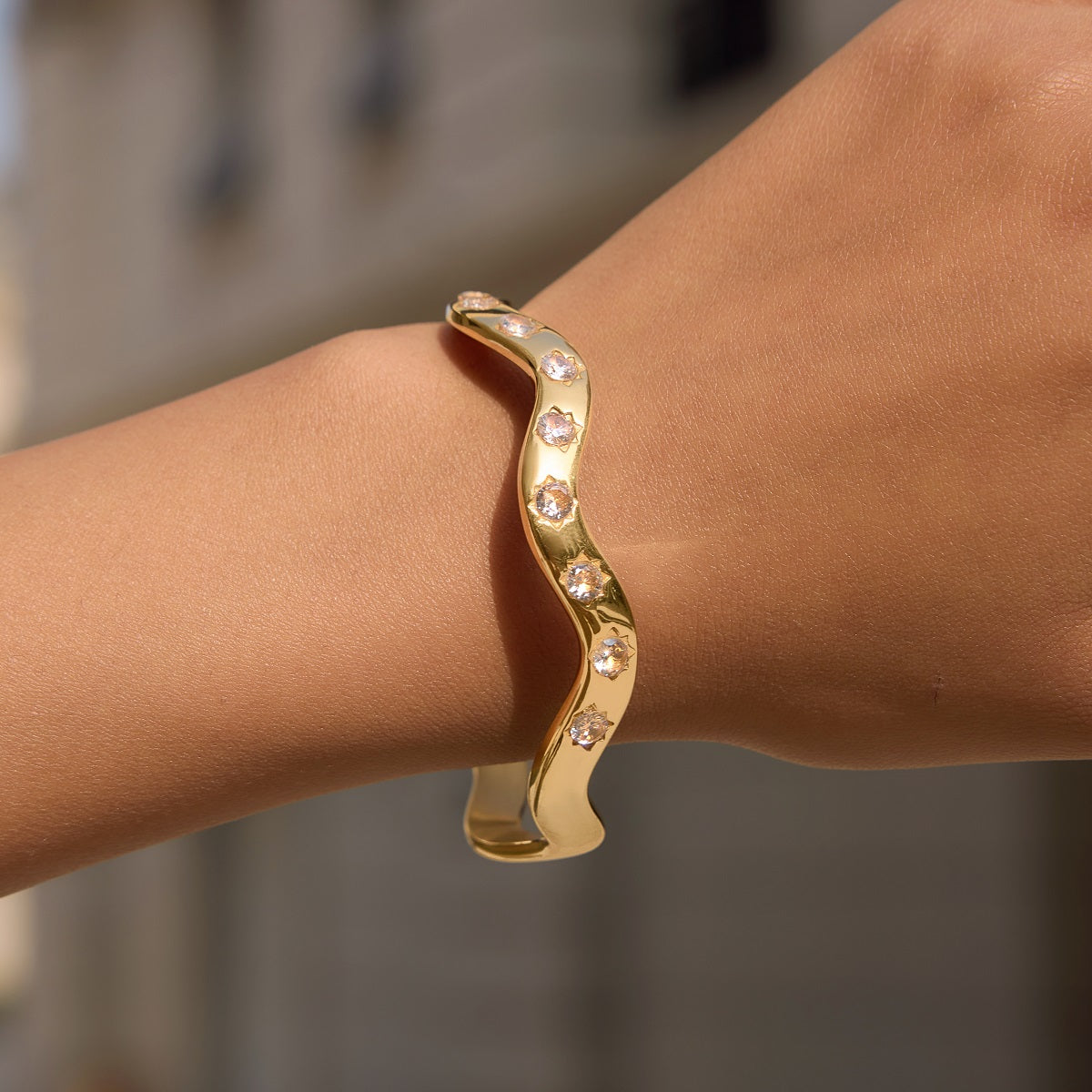 J&D   Sunburst Bangle