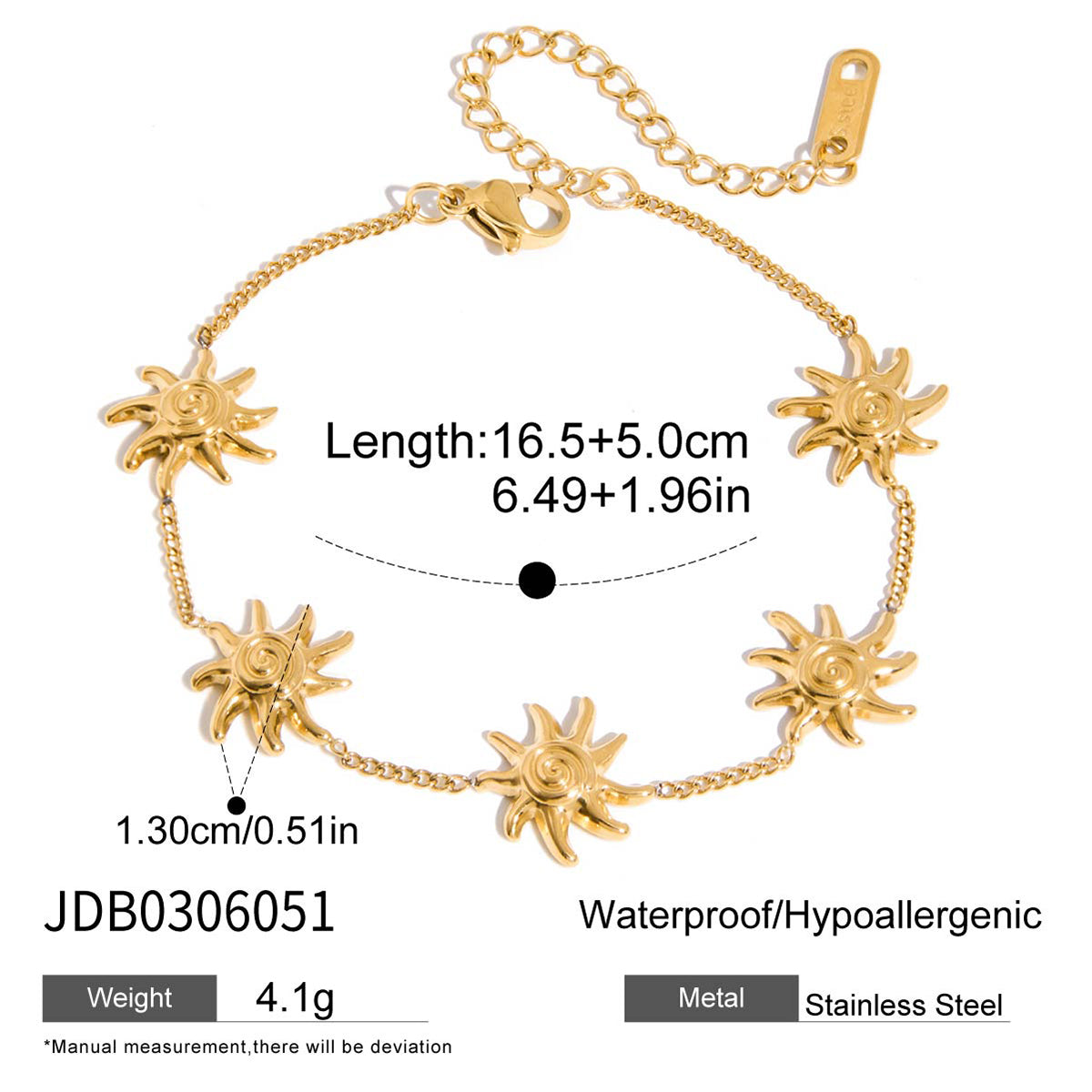 J&D Bracelets Waterproof Trendy