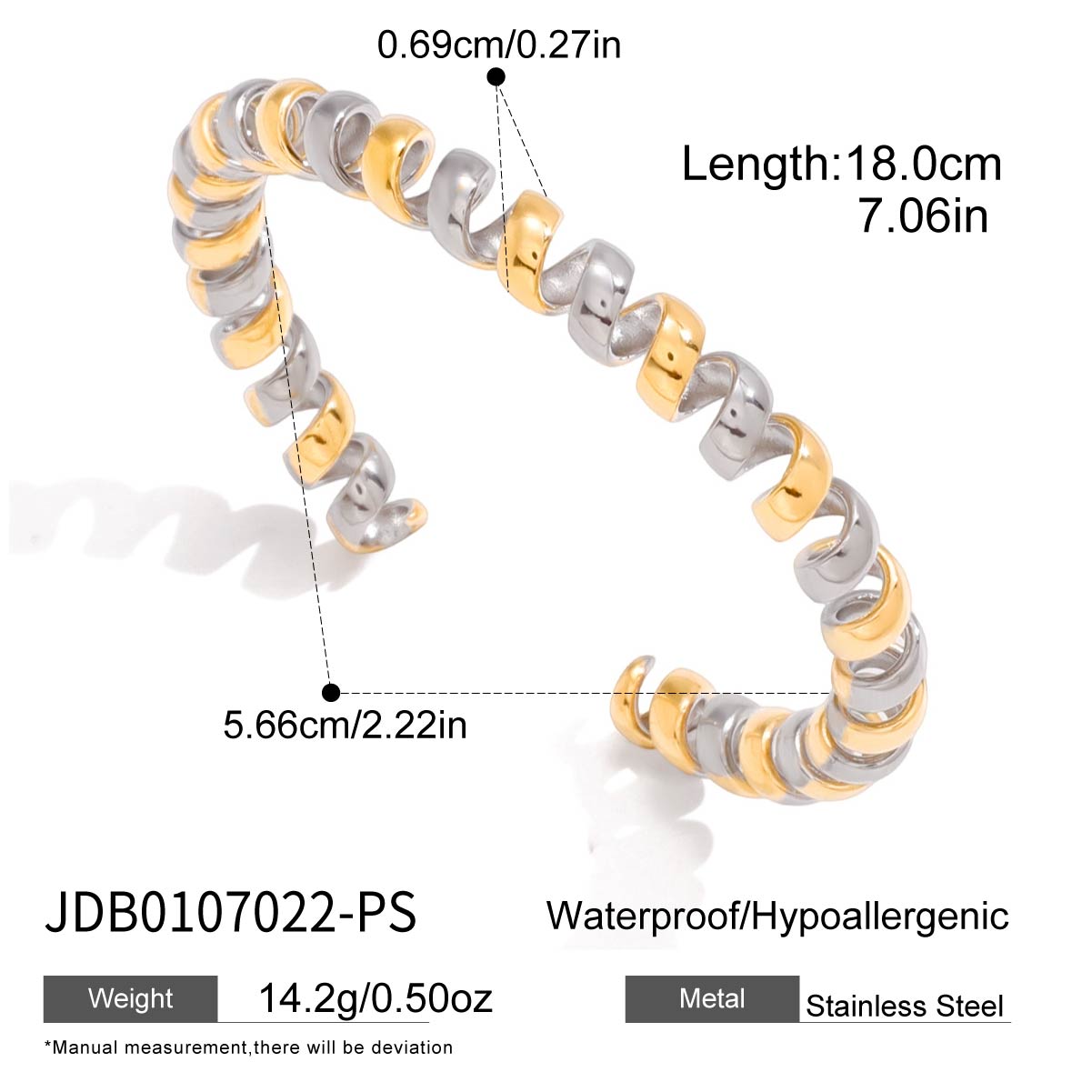 J&D  Twist Cute Bangles