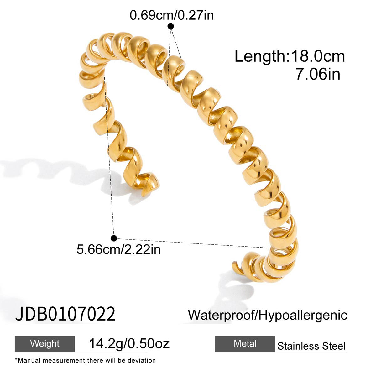 J&D  Twist Cute Bangles