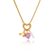 J&D Pink Heart Zircon