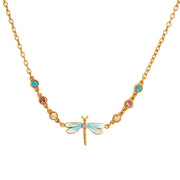J&D Blue Enamel Dragonfly