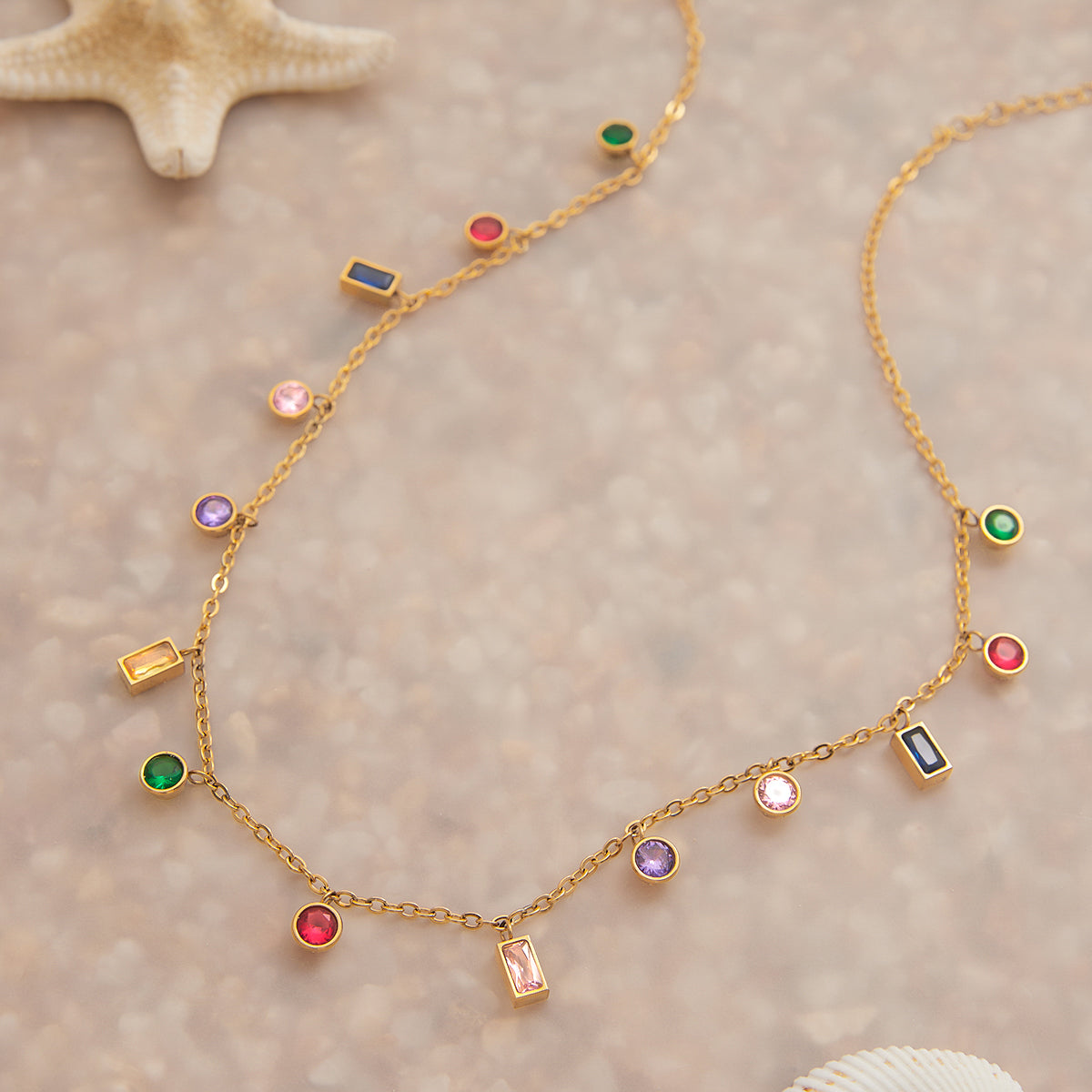 J&D  Multi-Color Crystal