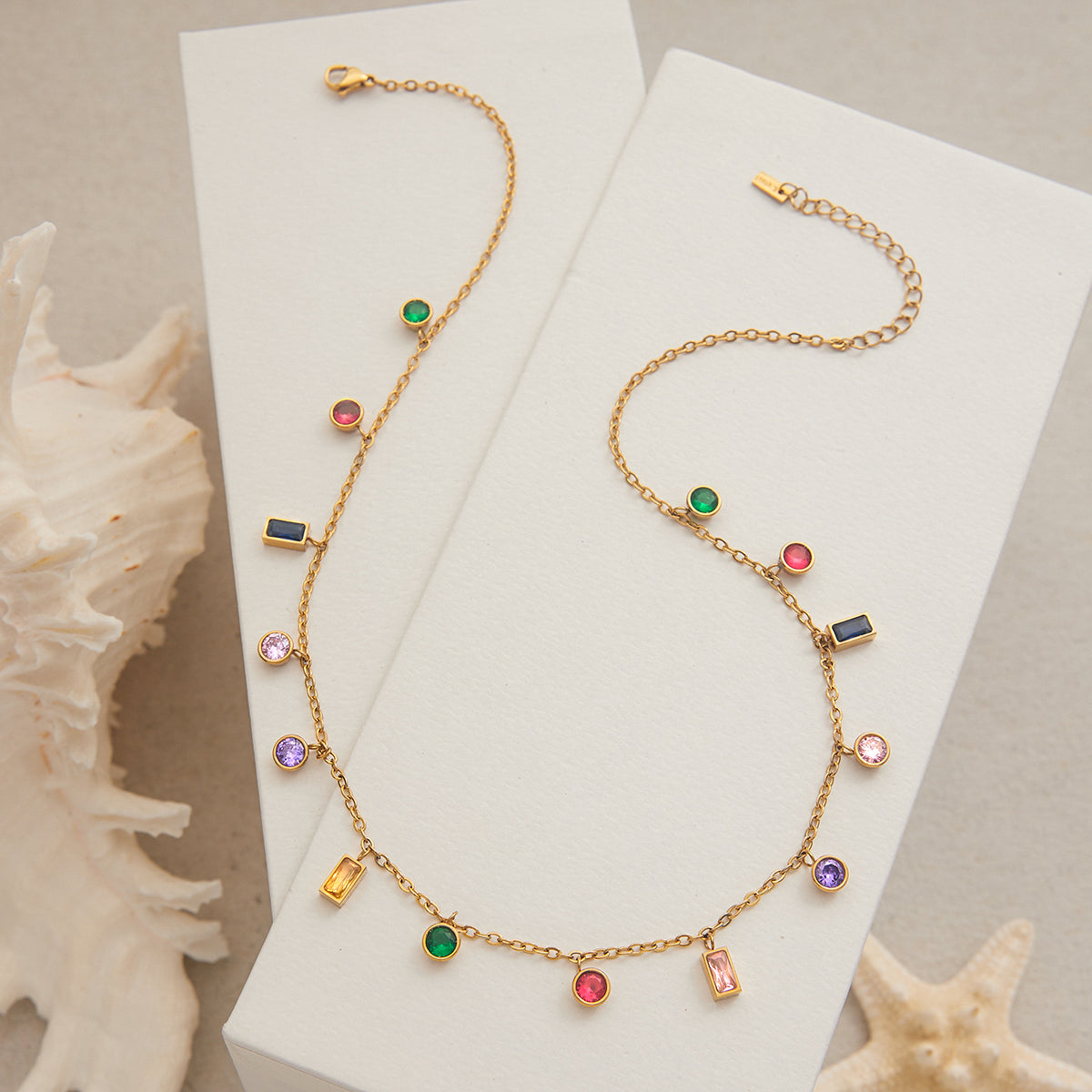 J&D  Multi-Color Crystal
