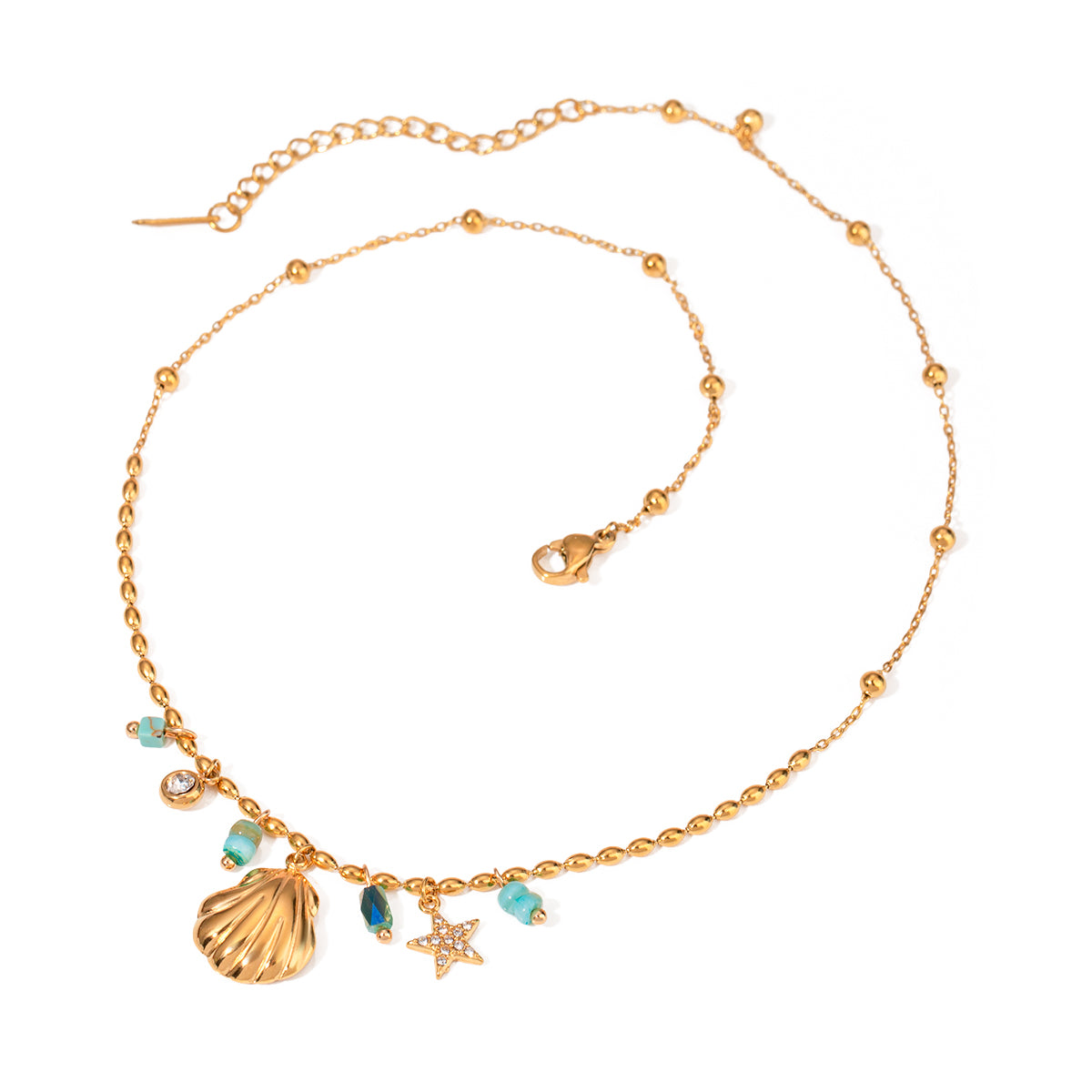 J&D Crystal Amazonite Shell Star