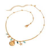 J&D Crystal Amazonite Shell Star