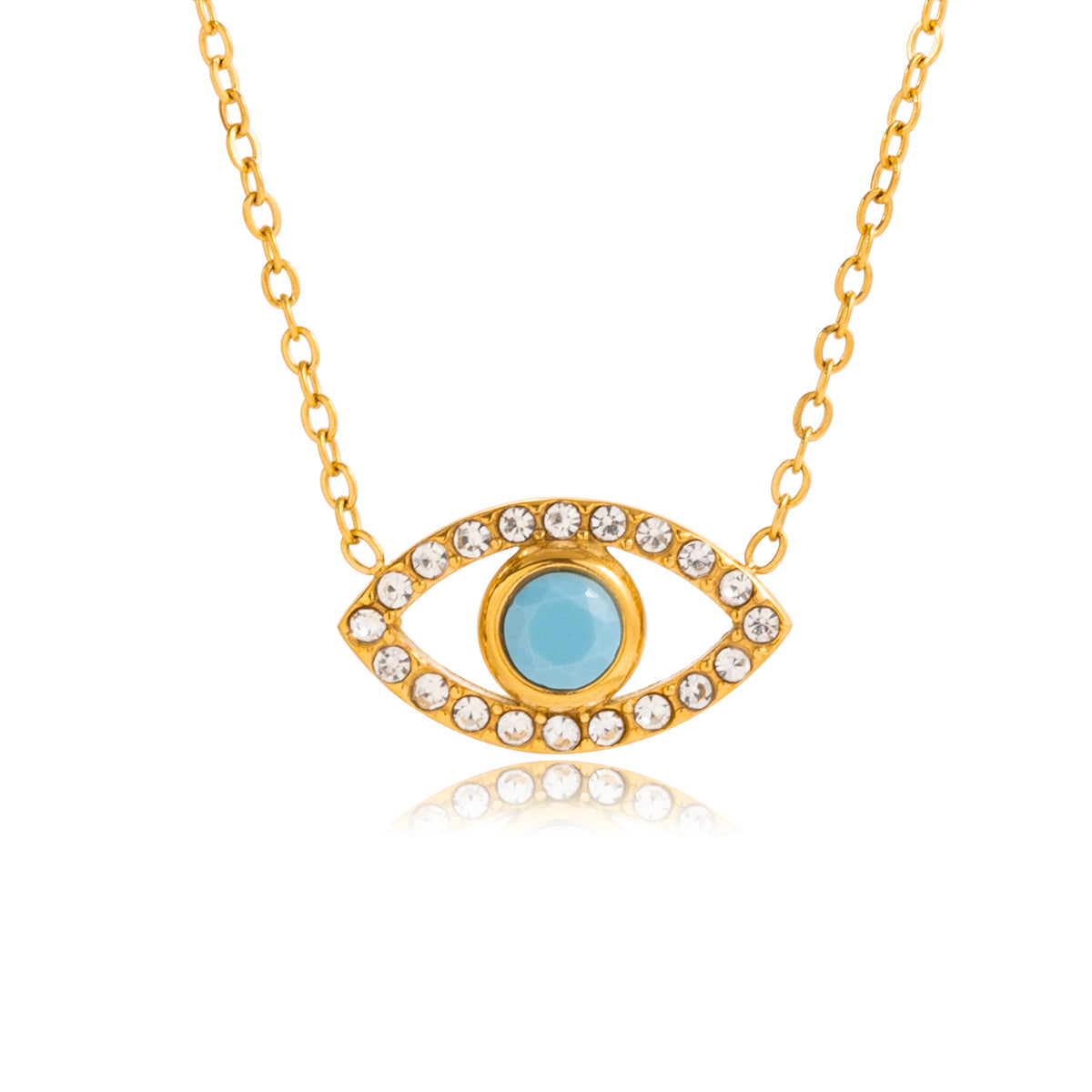 J&D  Blue Turquoise Devil's Eye