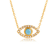 Blue Turquoise Devil's Eye
