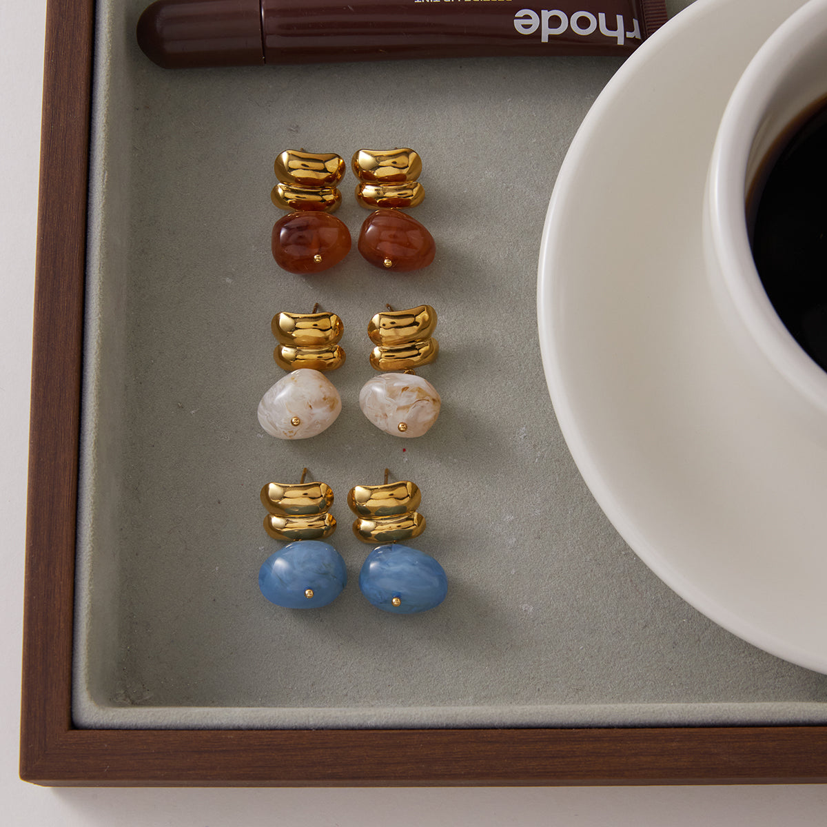 J&D  Blue White Brown Semi