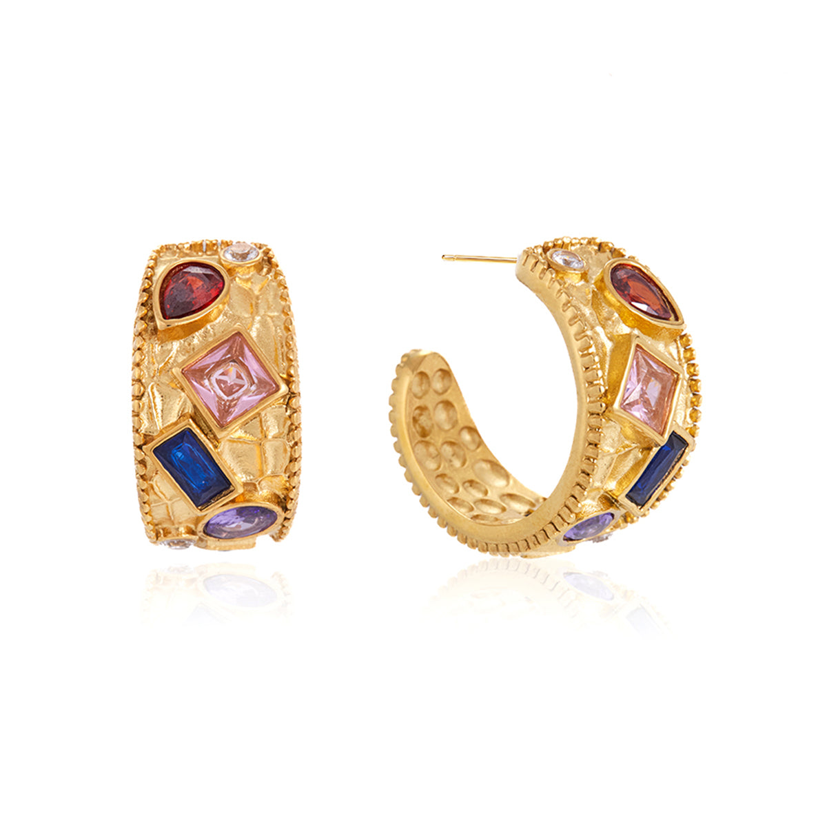 J&D Colored Zircon C-ring