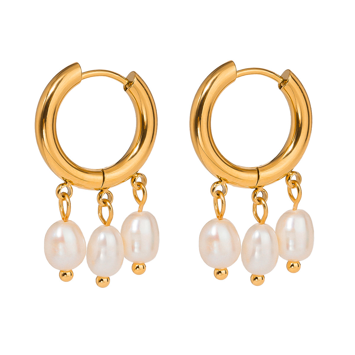 J&D 18K Gold Earrings