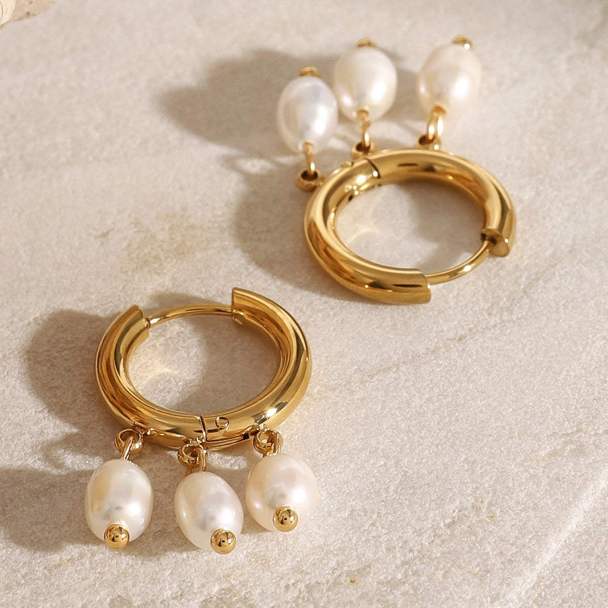 J&D 18K Gold Earrings