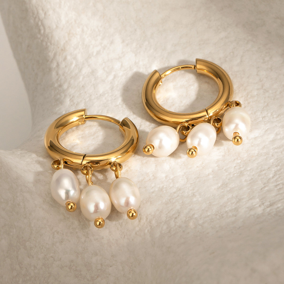 J&D 18K Gold Earrings