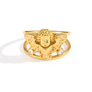 J&D  Double Layer Hollow Ring