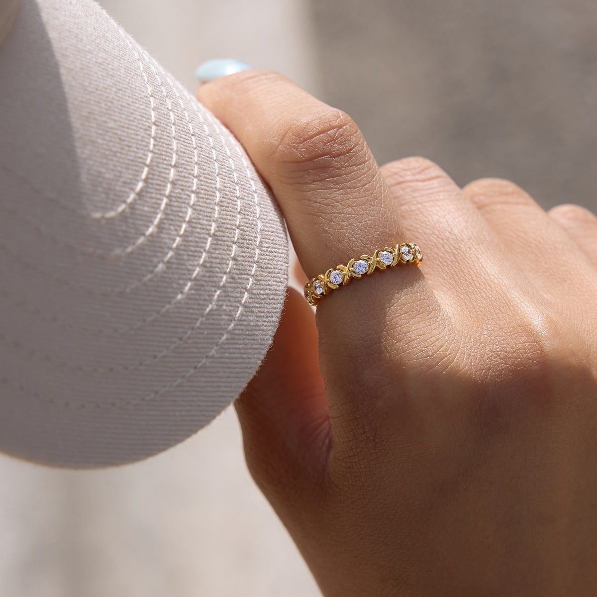 J&D  X Cross Ring