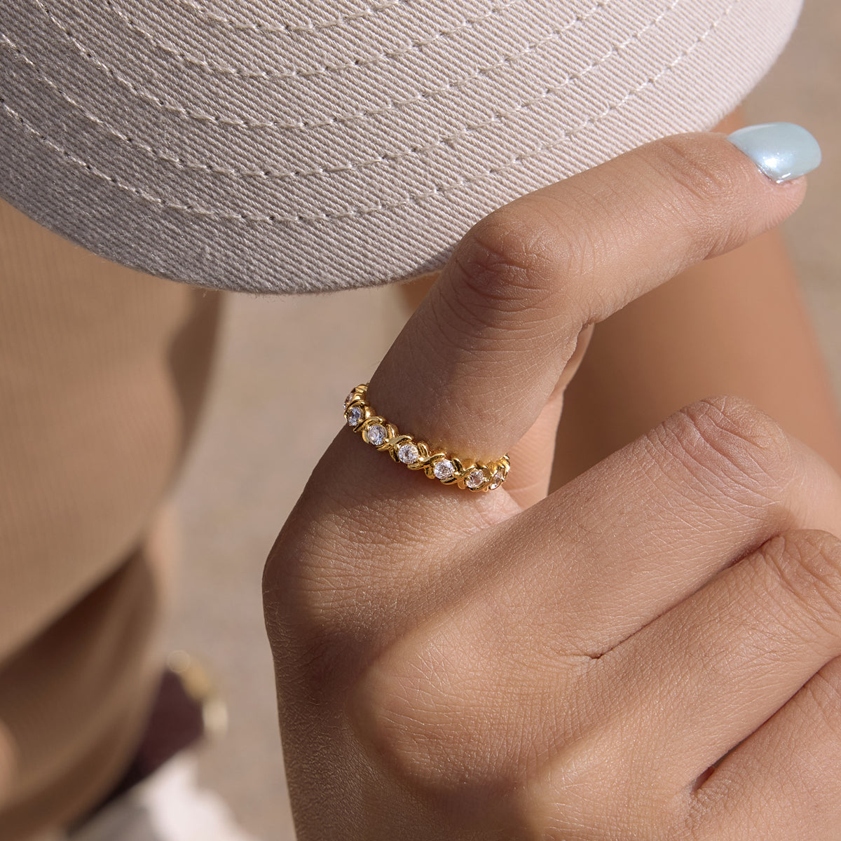 J&D  X Cross Ring