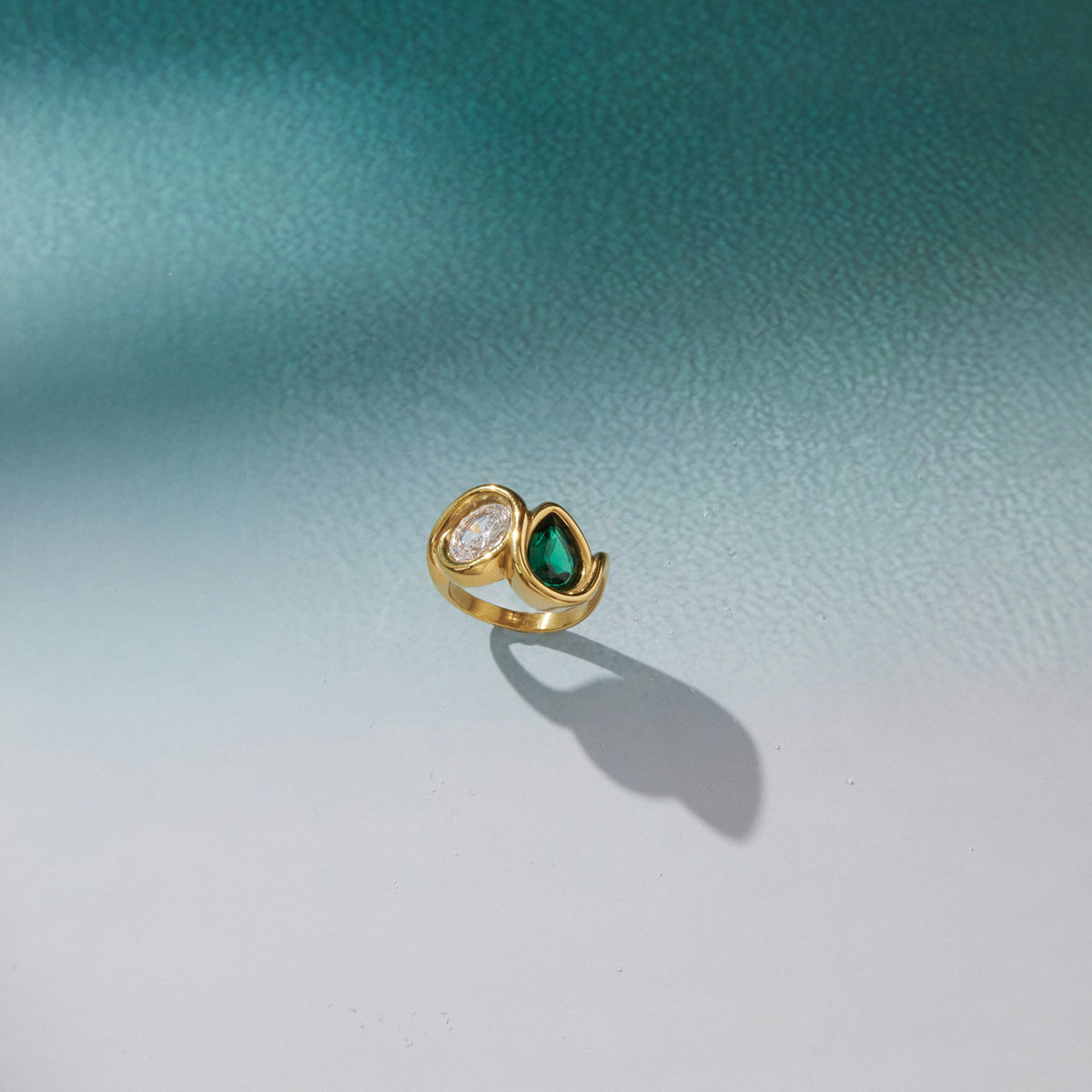 J&D  Green Teardrop and Oval