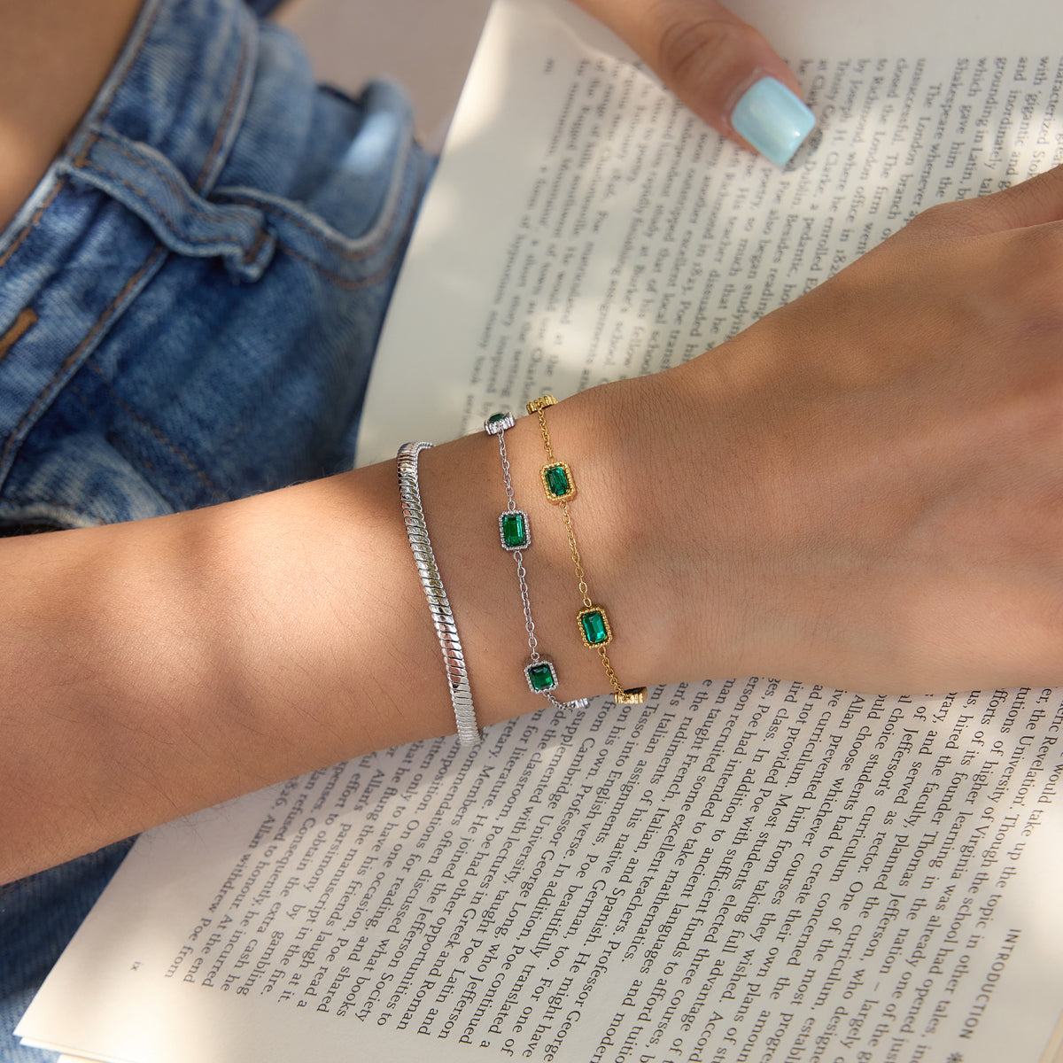 J&D  Bracelet Waterproof Minimalist Chain