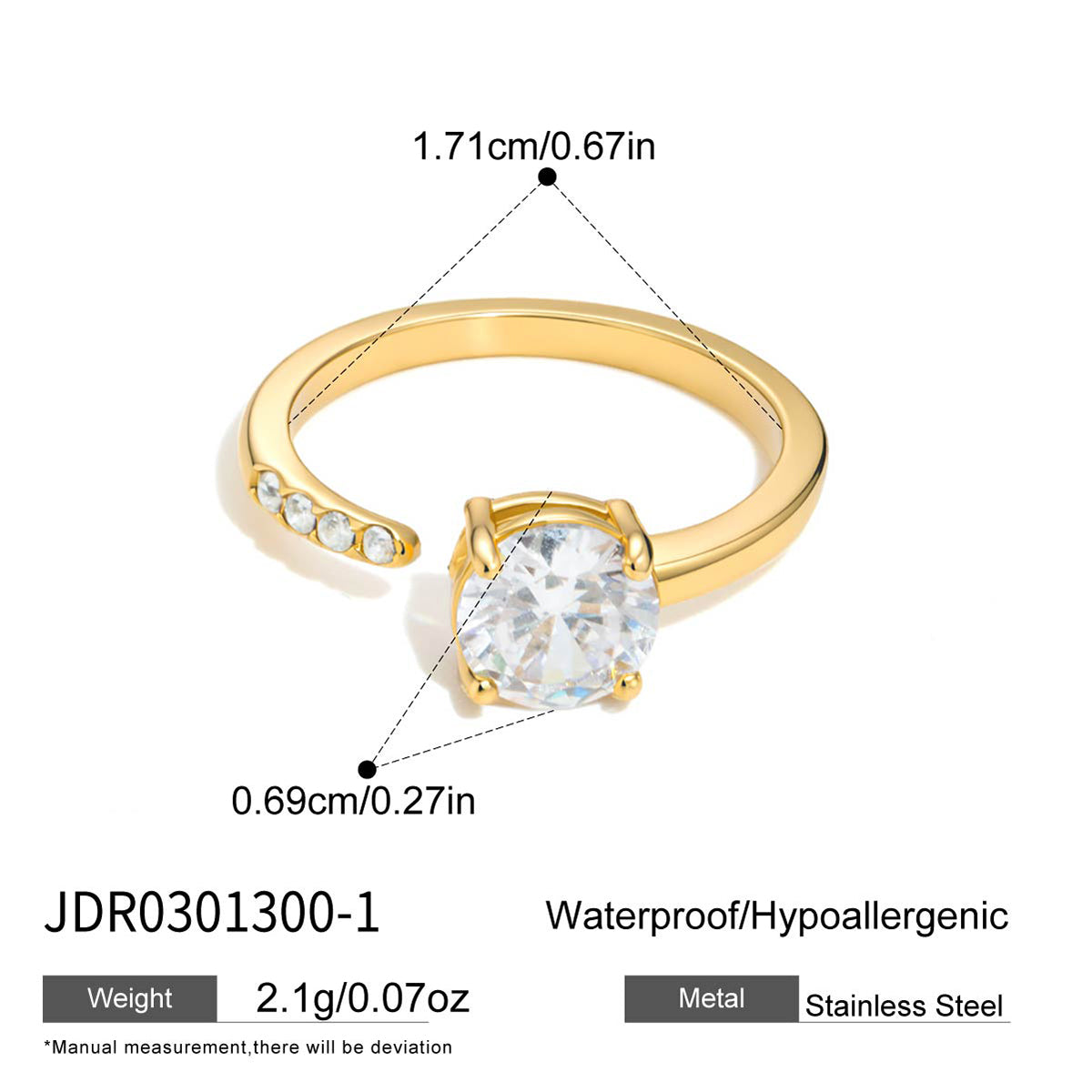 J&D  Ring for Women Classic