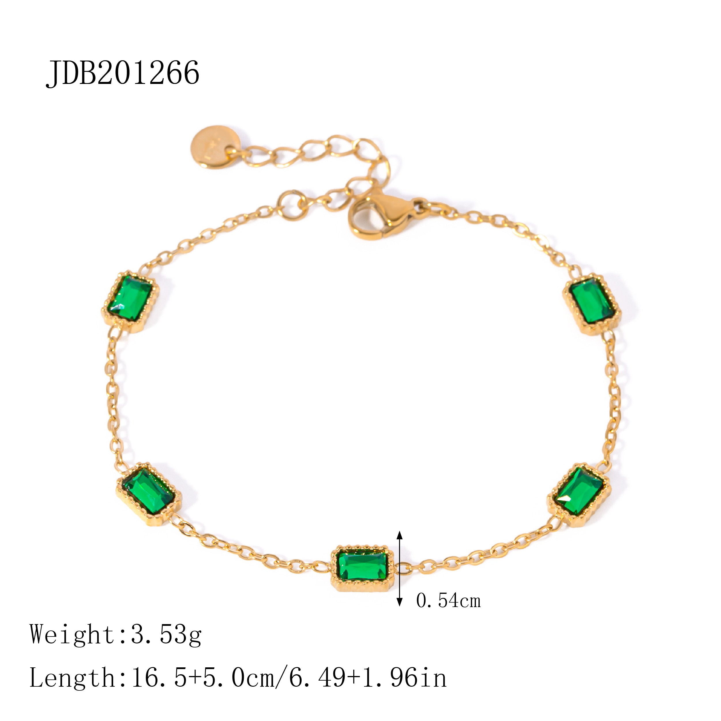 J&D  Bracelet Waterproof Minimalist Chain
