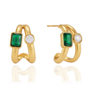 J&D  C Shape Earrings