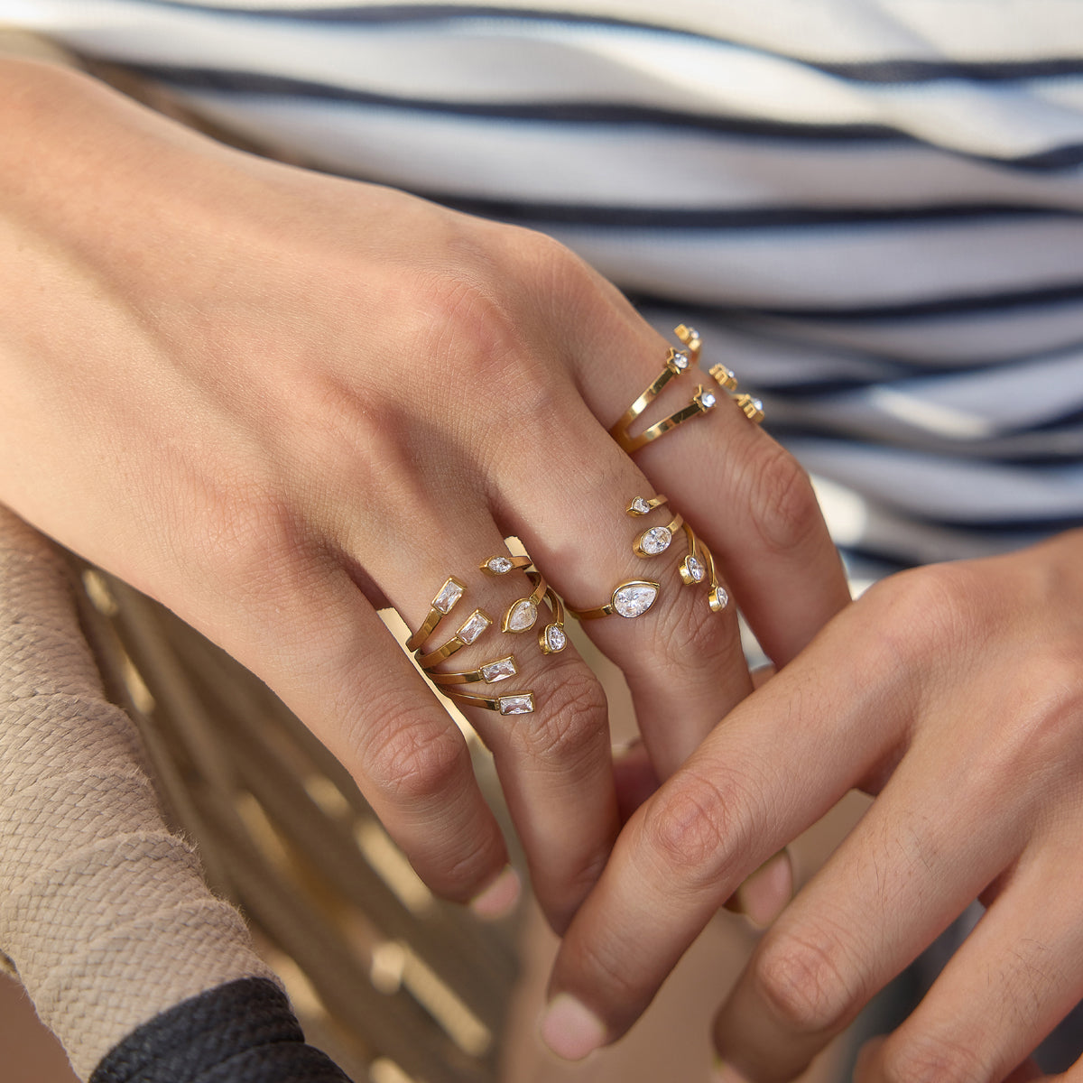 J&D Star Ring Sparkling