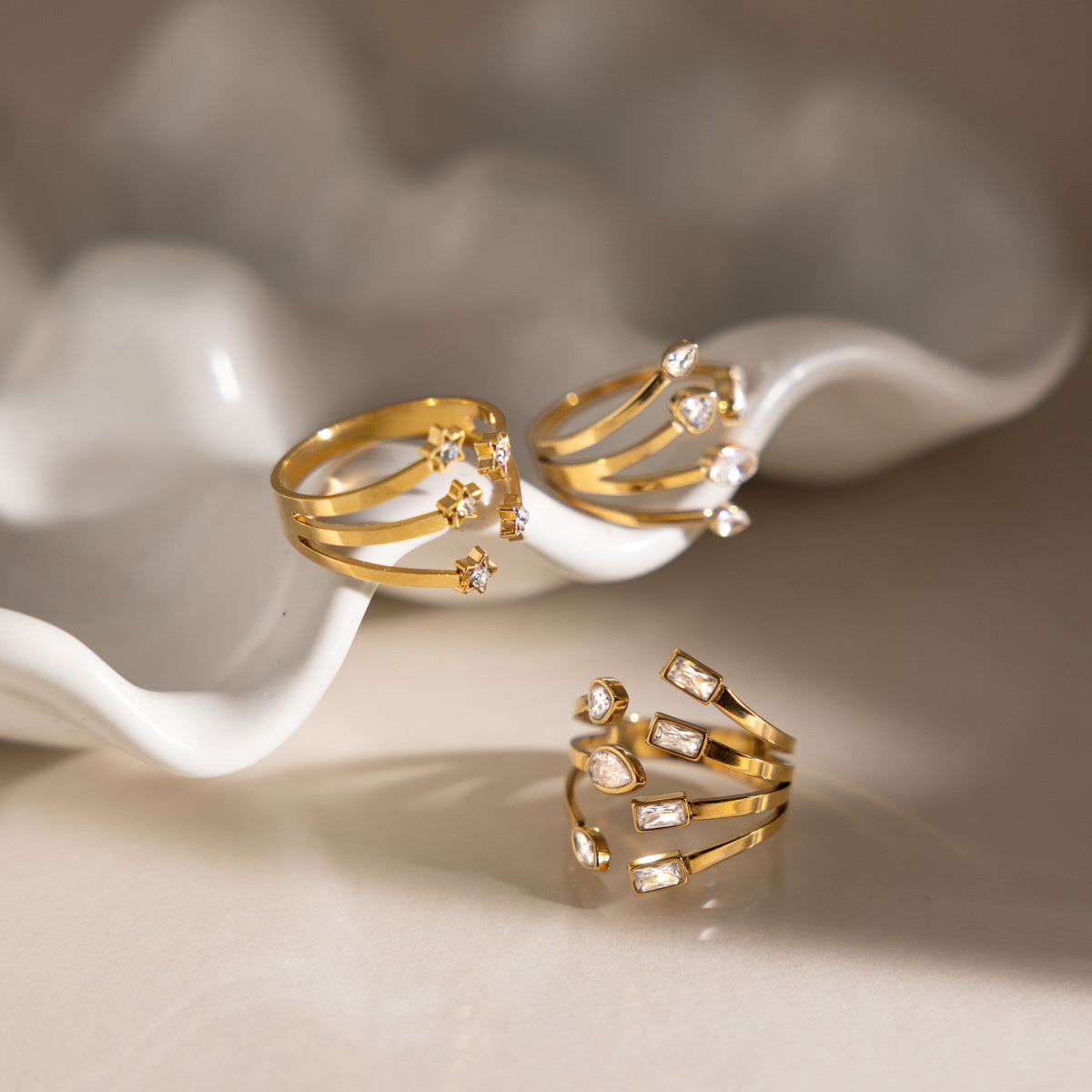 J&D Star Ring Sparkling