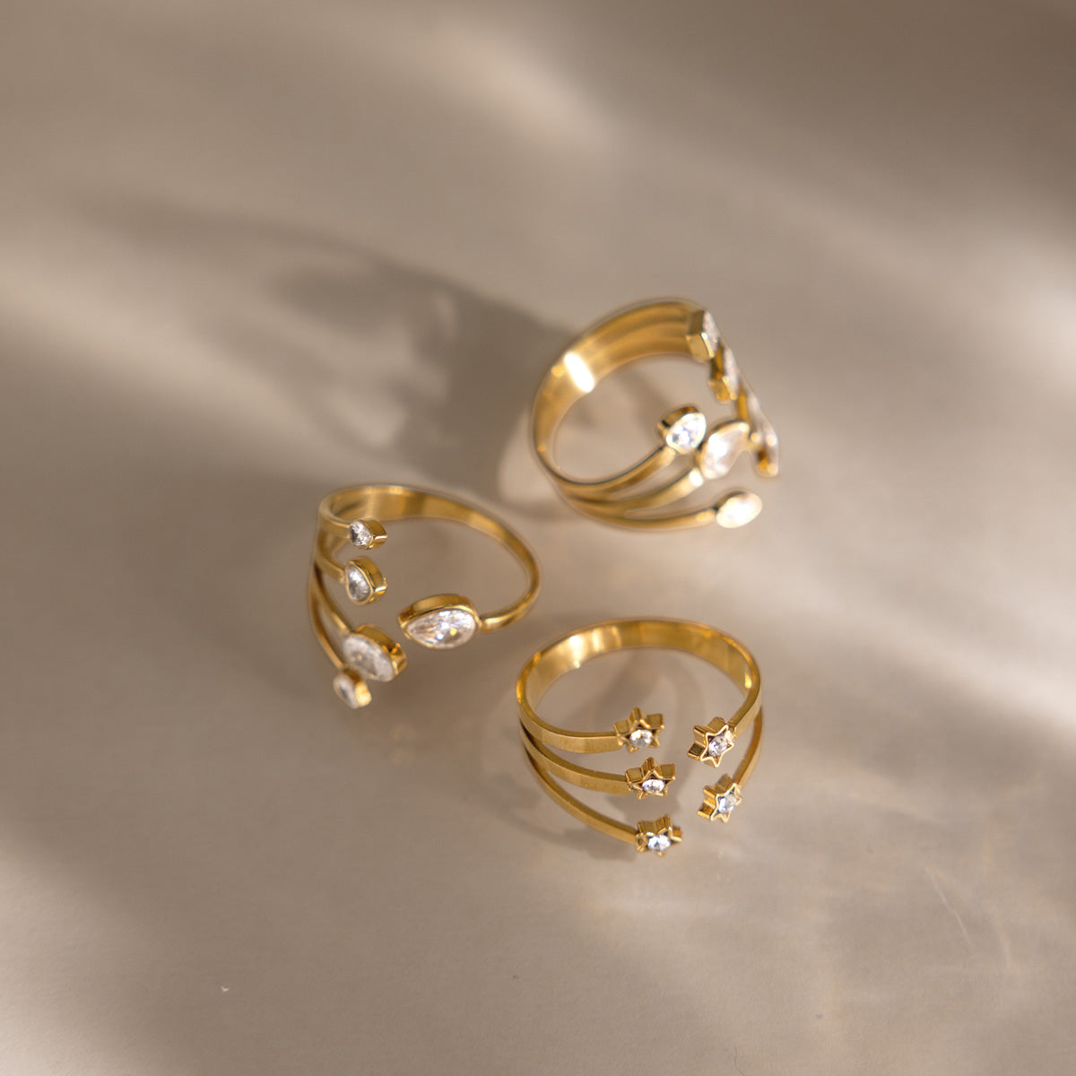 J&D Star Ring Sparkling