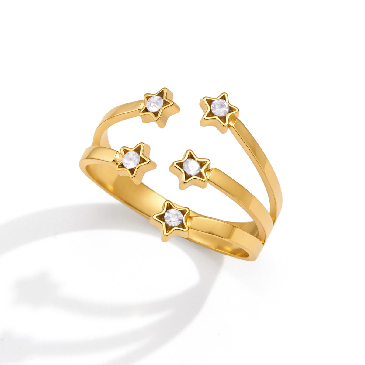 J&D Star Ring Sparkling