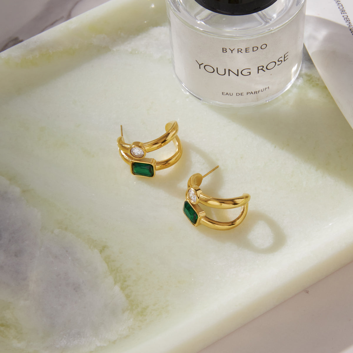 J&D  C Shape Earrings