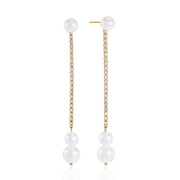 J&D   Long Rhinestone Tassel Drop