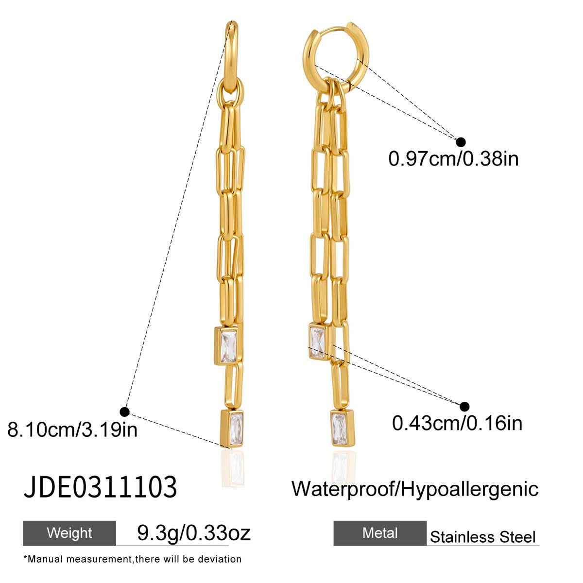 J&D   Plated Stainless