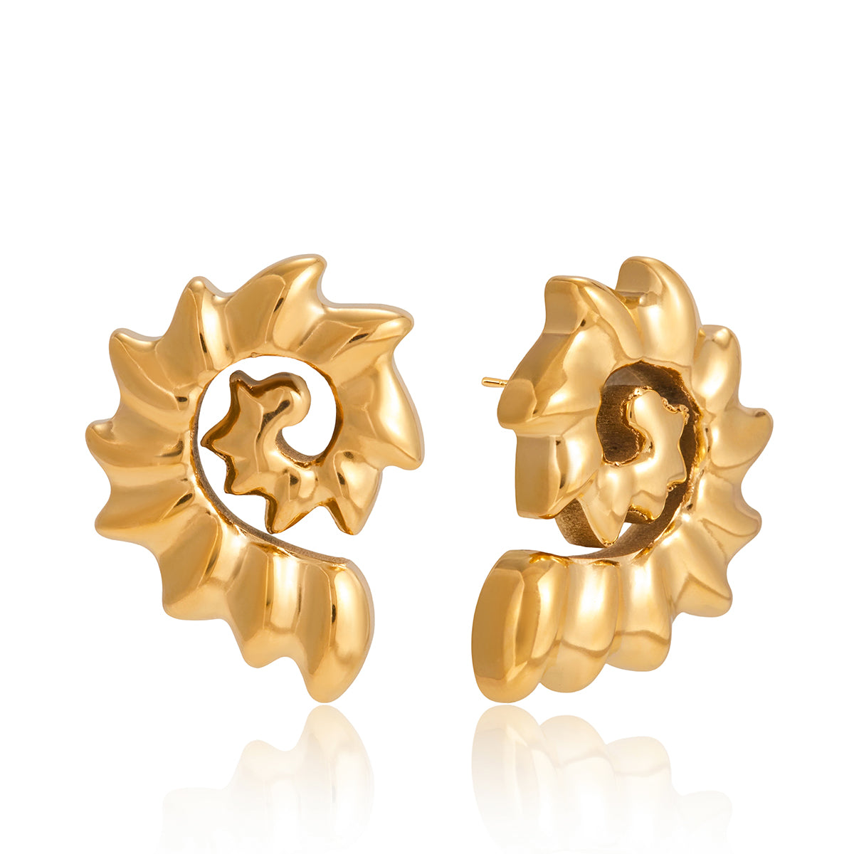 J&D  Stud Earrings Summer Beach Wearing