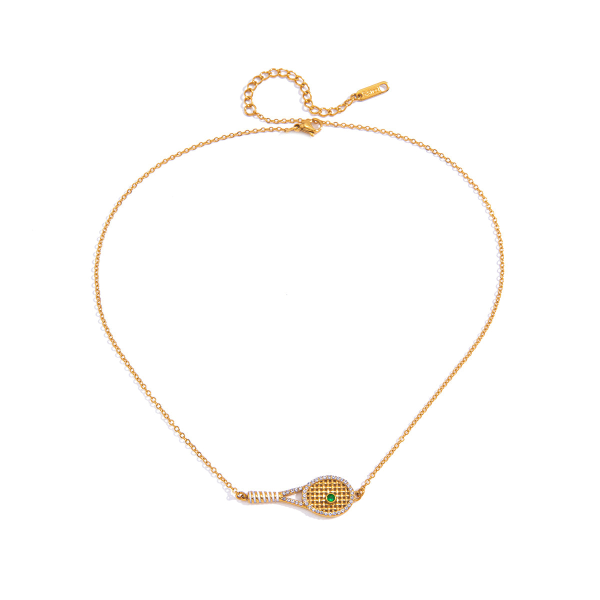 J&D  Racquet Pendant Bracelet Set