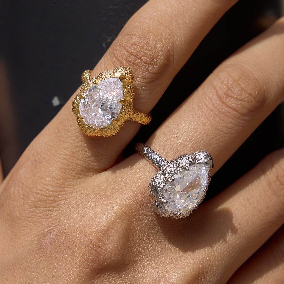 J&D  Matte Gold Finish Sparkling