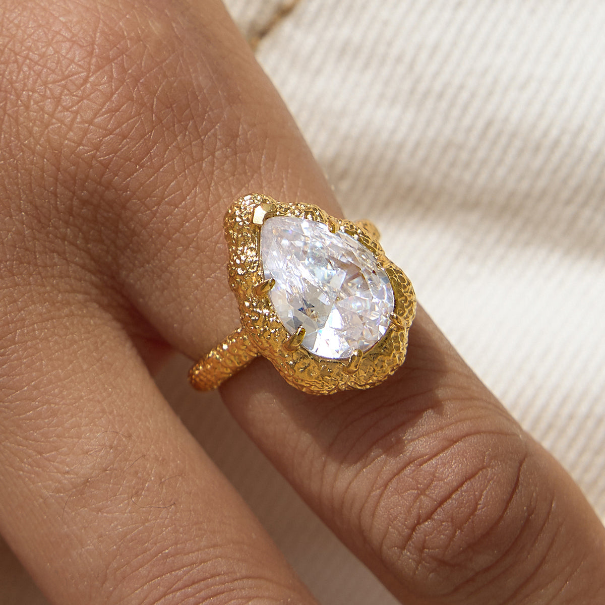 J&D  Matte Gold Finish Sparkling