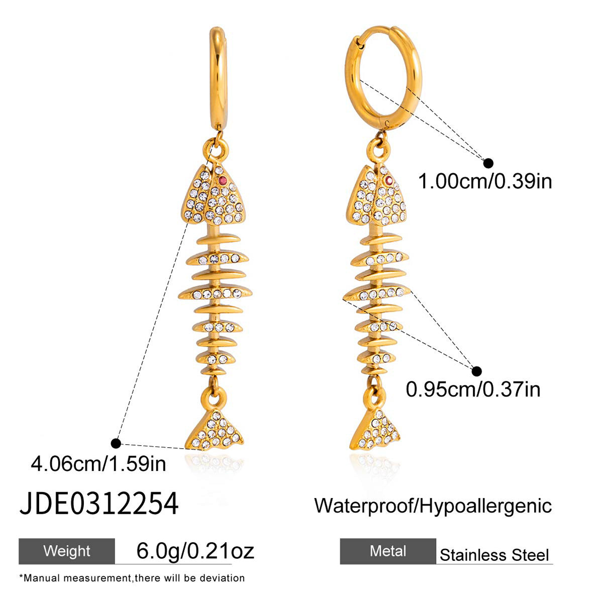 J&D  Freshwater Pearl Fishbone Starfish