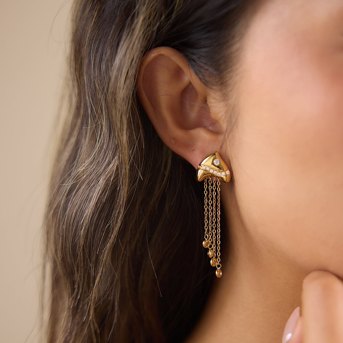 JD  Tropical Fish Earring Long