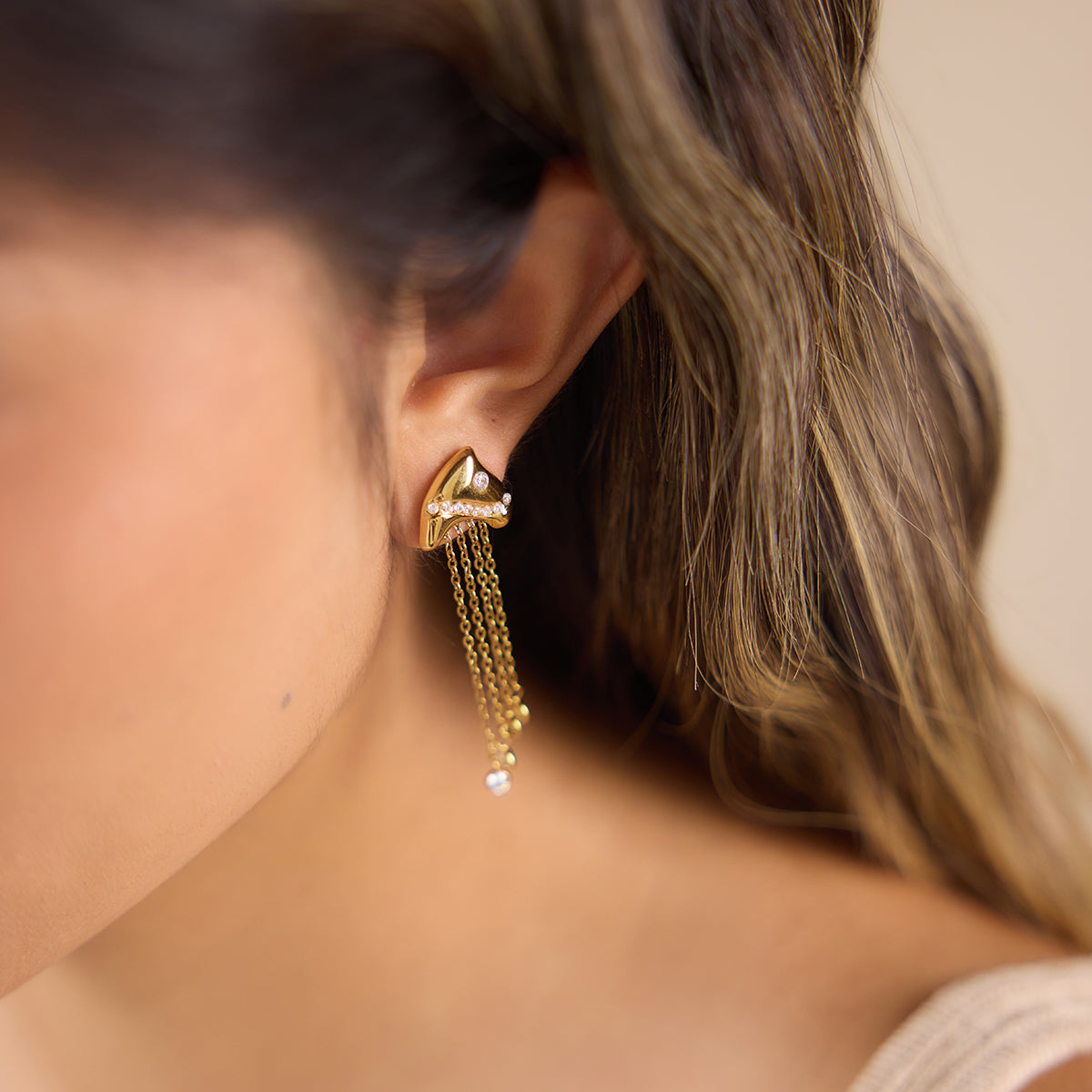 JD  Tropical Fish Earring Long
