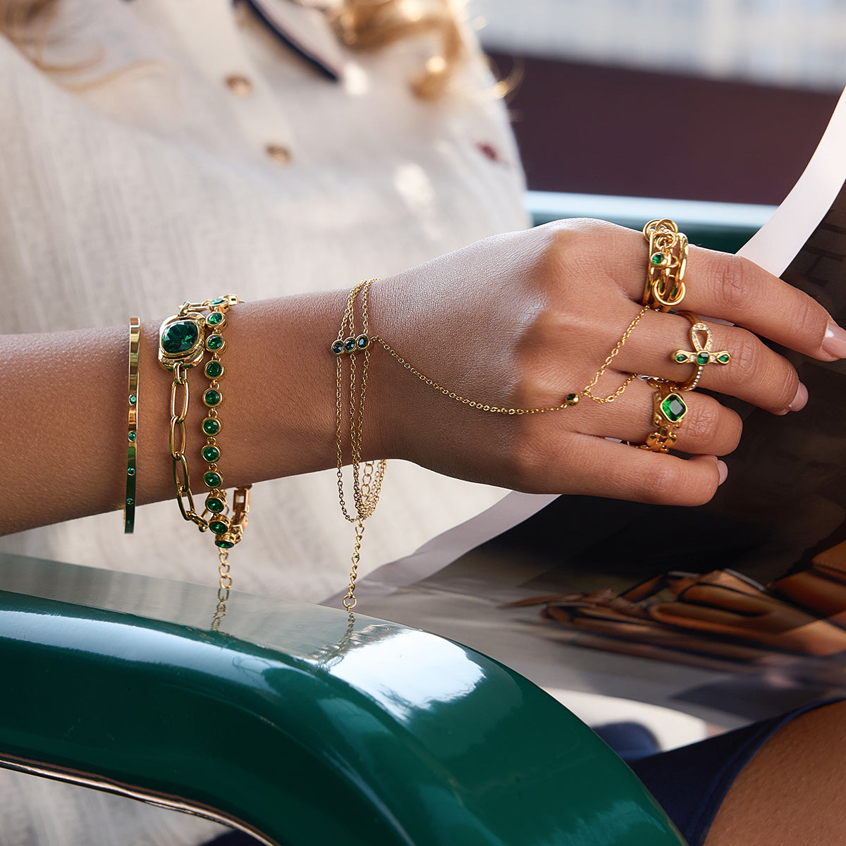 J&D  Multi Layer Stackable Ring
