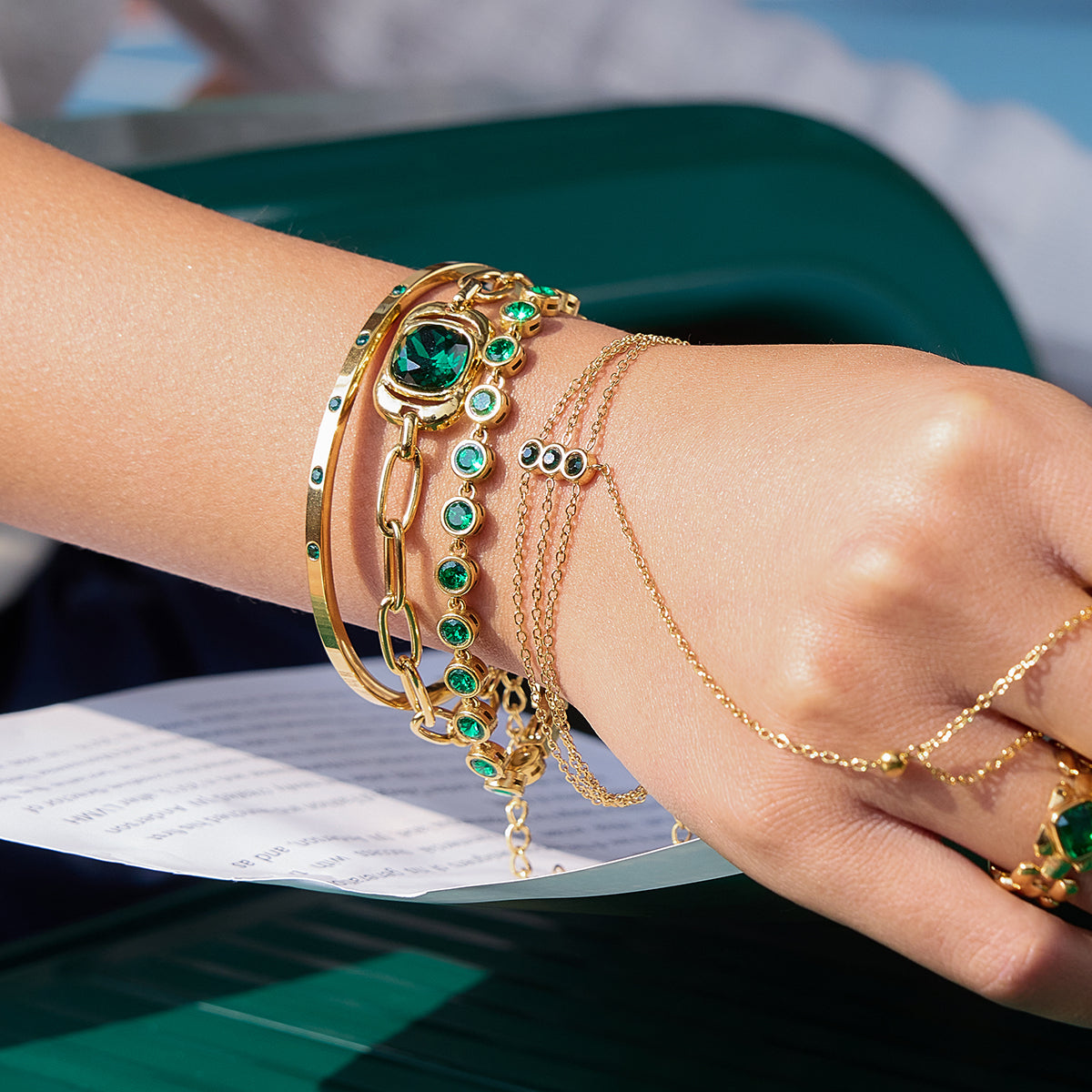 J&D  Multi Layer Stackable Ring