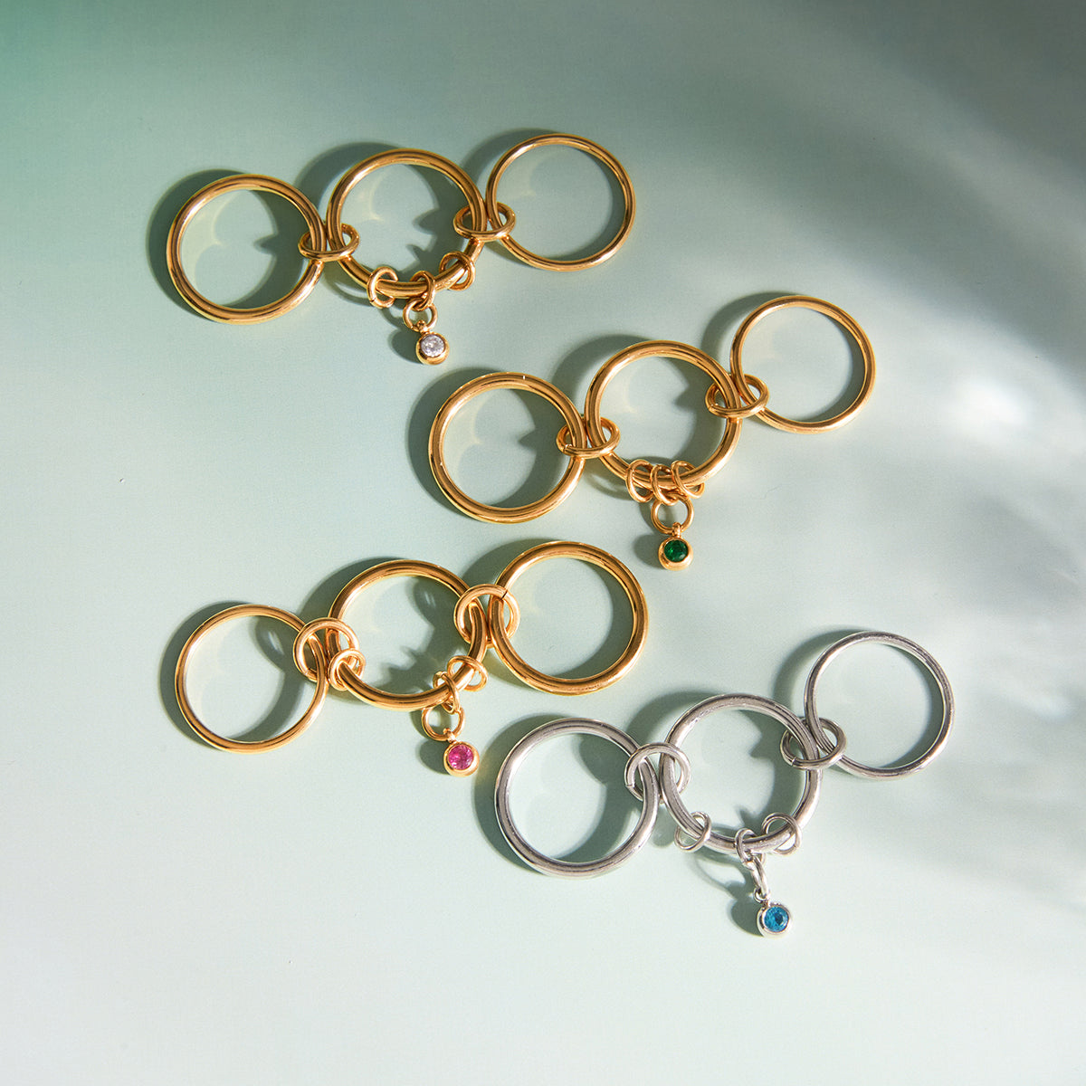 J&D  Multi Layer Stackable Ring