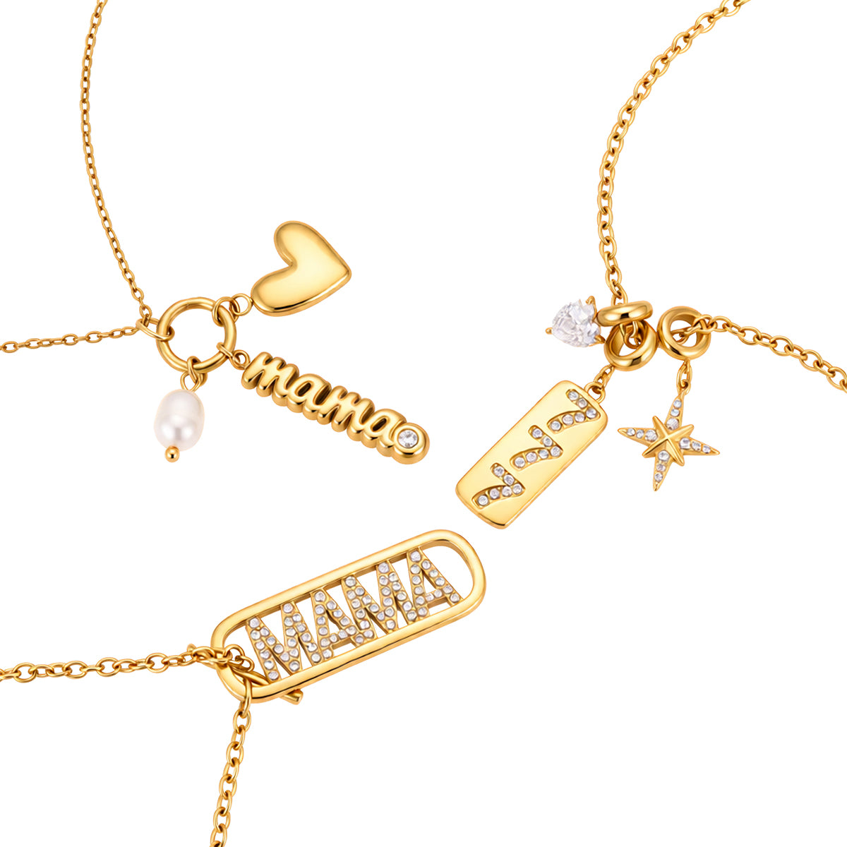 J&D  Freshwater Pearl and MAMA Heart