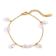 J&D  Freshwater Pearl Bracelet
