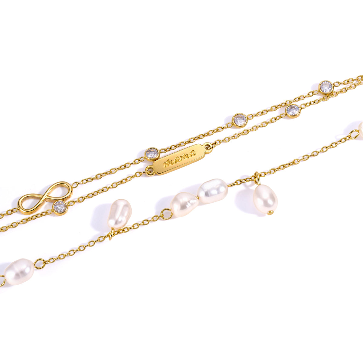 J&D  Freshwater Pearl Bracelet
